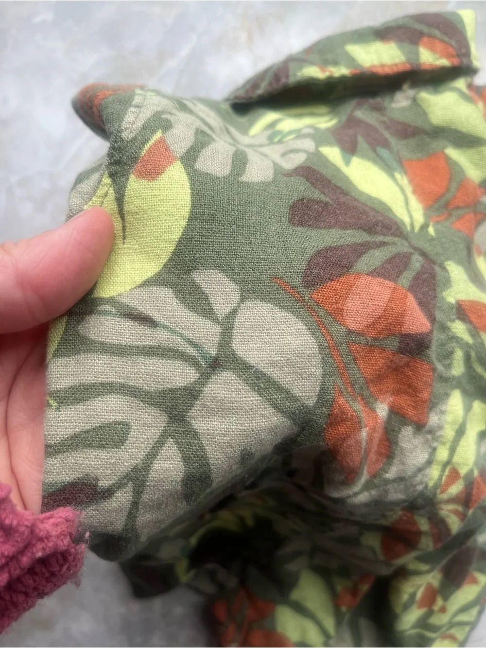 Old Navy tropical pattern baby romper 3 to 6 months